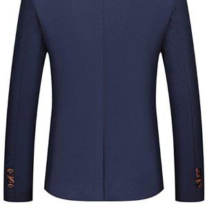 Mens Slim Fit Sport Coat Casual One Button
